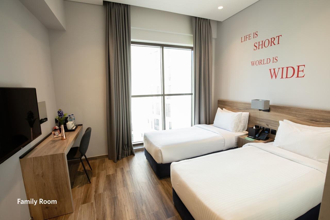 דובאי Kingsgate Al Jaddaf Hotel By Millennium מראה חיצוני תמונה